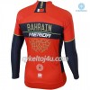 Cykeltrøje 2018 Bahrain-Merida N001 Vinter Thermal Fleece